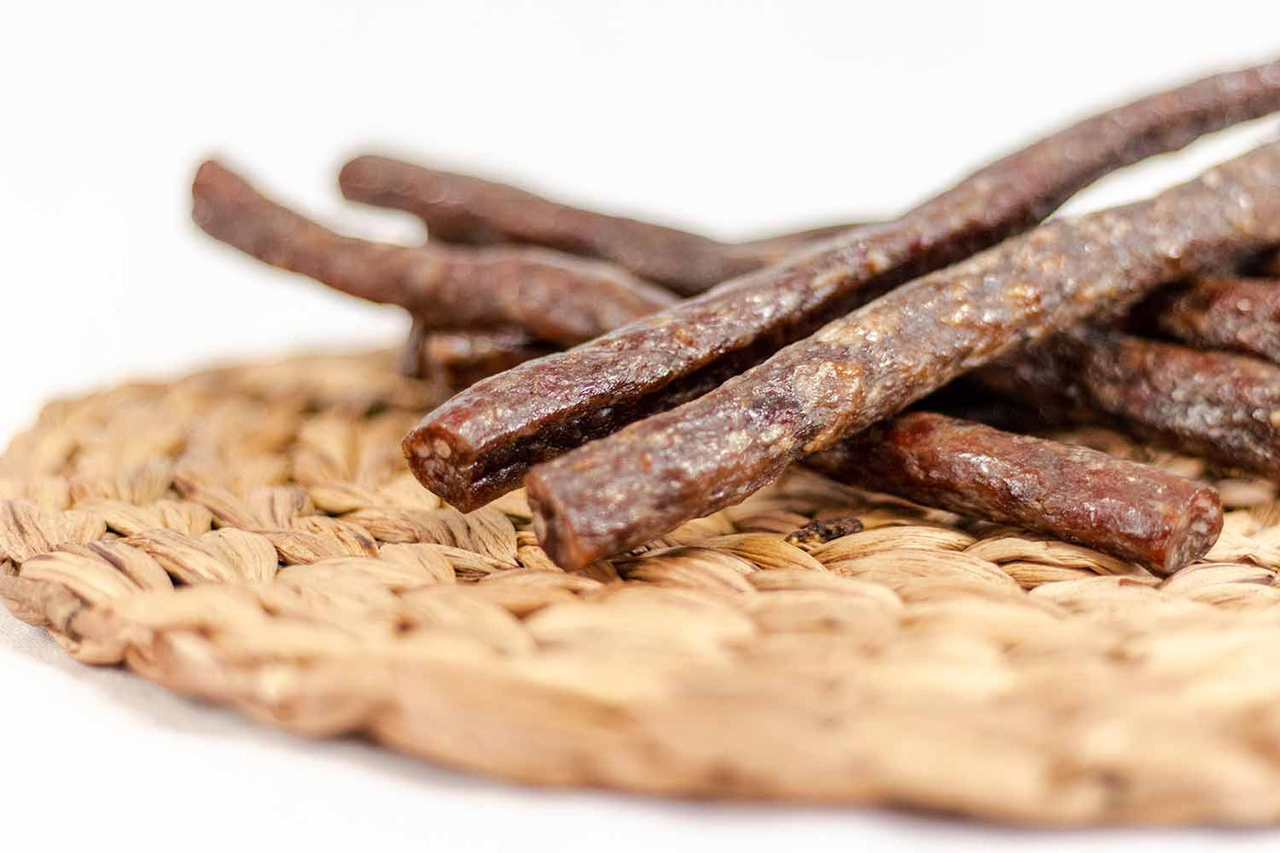 Binge Beef Cabanossi Biltong Product side view. Free Delivery on orders over R450.