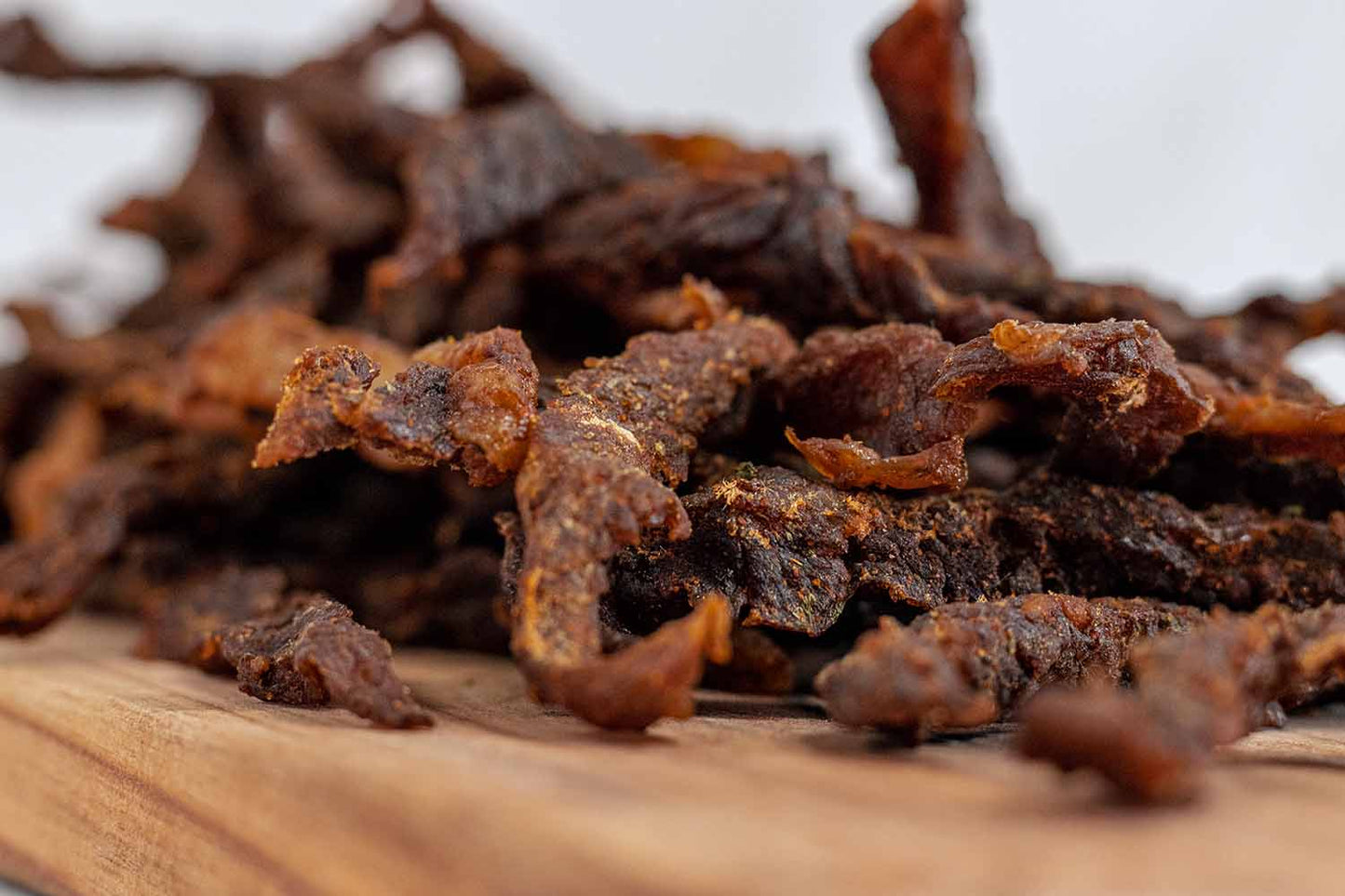 Binge Beef Chili Bites Biltong Product close-up. Free Delivery on orders over R450.