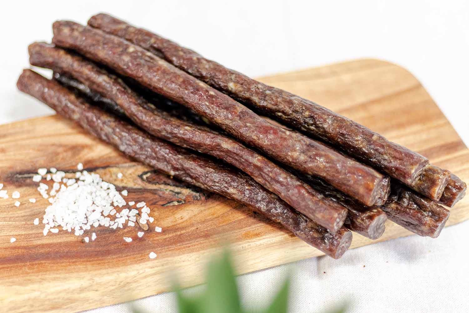 Binge Beef Cabanossi Biltong Product top view. Free Delivery on orders over R450.