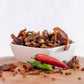 Binge Beef Chili Sliced Biltong Product side view. Free Delivery on orders over R450.
