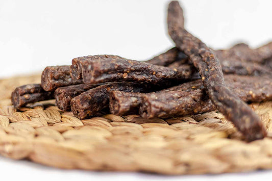 Binge Beef Dry Wors Biltong Product side view. Free Delivery on orders over R450.