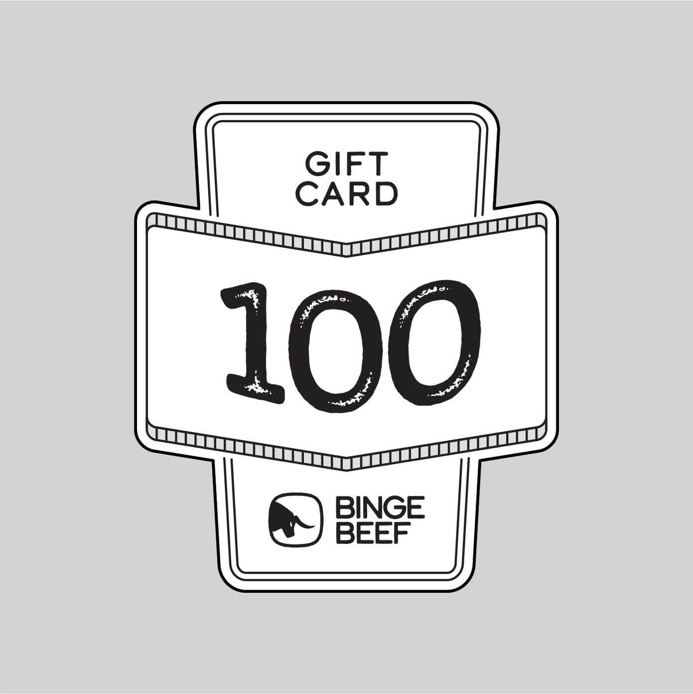 Gift Card - Get your friends and family the perfect South African gift - Biltong by Binge Beef. Buy a gift voucher for them to spend on various flavours of biltong.