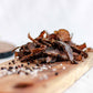 Binge Beef Lean Sliced Biltong Product side view. Free delivery on orders over R450.